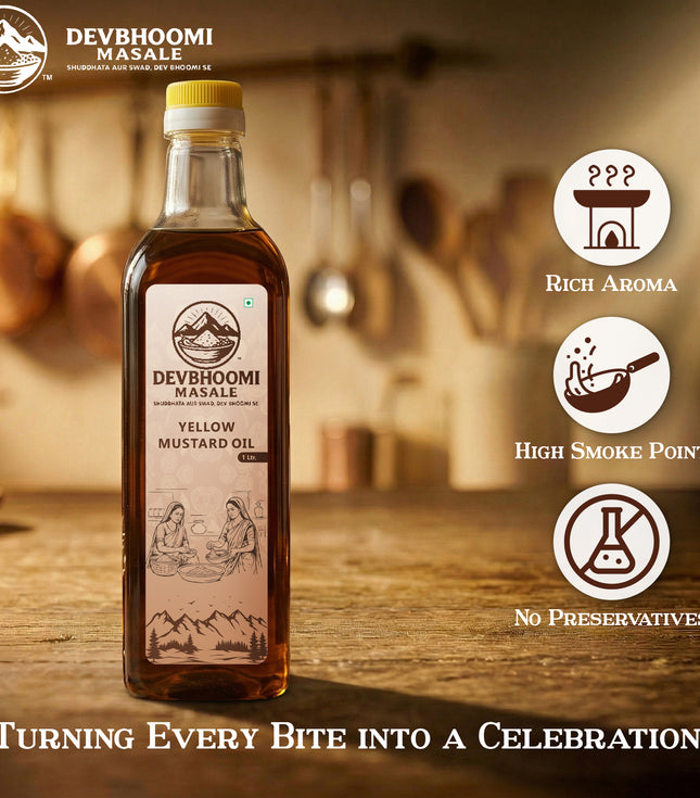 KACHI GHANI YELLOW MUSTARD OIL-1L